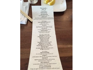 Kabooki Sushi menu photo