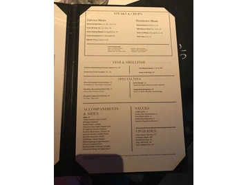 Kaiser's Chophouse menu photo
