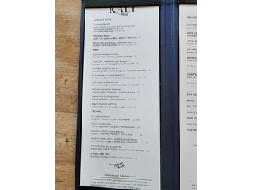 Kali menu photo