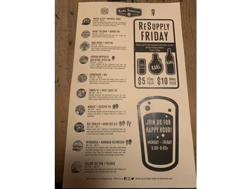 Karl Strauss Brewing Company menu photo
