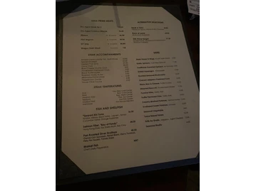 Kevin Rathbun Steak menu photo