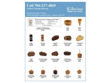Kilwins menu photo