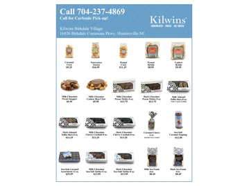 Kilwins menu photo