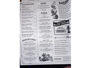 King's Fish House menu photo