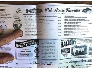King's Fish House menu photo