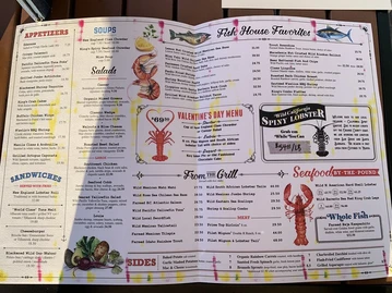 King's Fish House menu photo