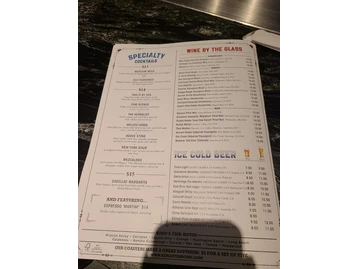 King's Fish House menu photo