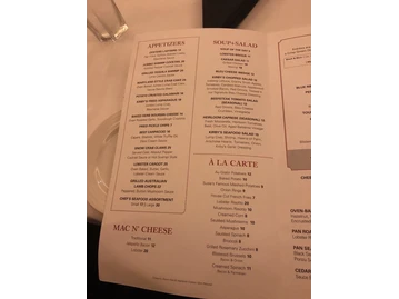 Kirby's Steakhouse menu photo