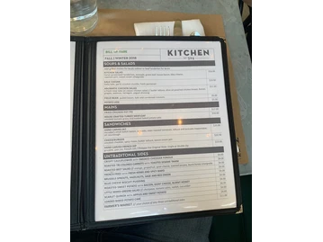 Kitchen No. 324 menu photo