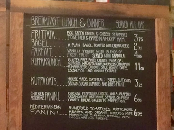 Kuppa Joy Coffee House menu photo