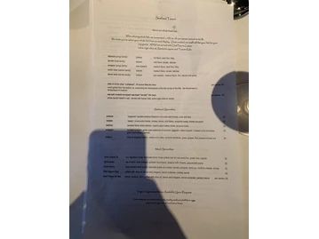 Kyma menu photo