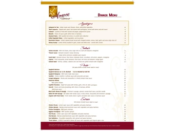 L'amore Italian Restaurant menu photo