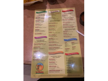 La Bamba Mexican and Spanish Restaurant Plantation menu photo