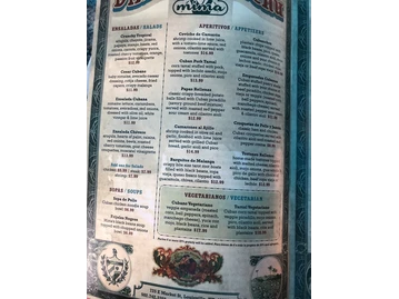 La Bodeguita De Mima Cuban Restaurant and Rum Bar menu photo