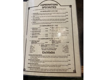 La Capilla Mexican Restaurant menu photo