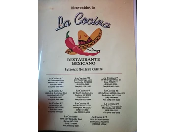 La Cocina Mexican Restaurant Garner #6 menu photo