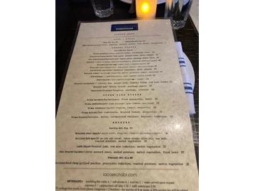 La Cosecha Bar and Restaurant menu photo