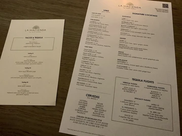 La Hacienda menu photo