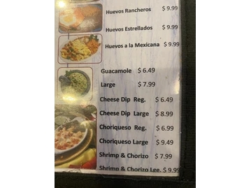 La Parada menu photo