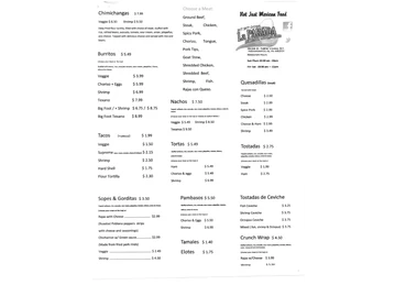 La Parada menu photo
