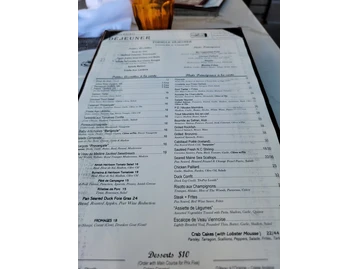 La Piquette menu photo