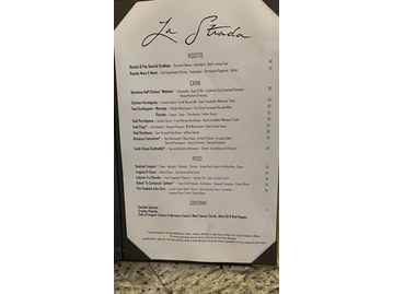 La Strada menu photo