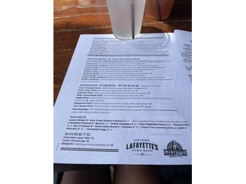 Lafayette's Music Room menu photo