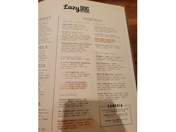 Lazy Dog Restaurant & Bar menu photo