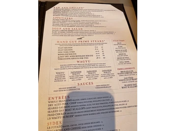 LB Steak - Santana Row menu photo