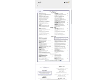 Le Colonial Chicago menu photo