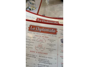 Le Diplomate menu photo