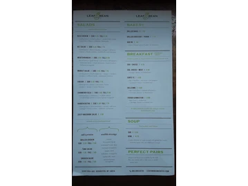 Leaf & Bean Coffee Co menu photo