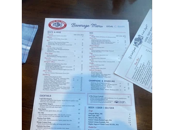 Legal Sea Foods menu photo
