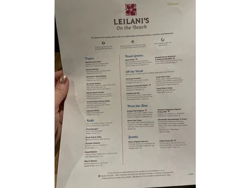 Leilani's on the Beach menu photo