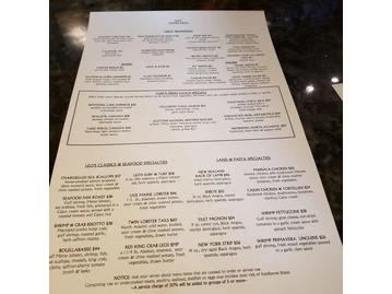Leo's Seafood Restaurant & Bar menu photo