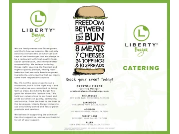 Liberty Burger menu photo