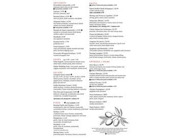 Limoncello menu photo
