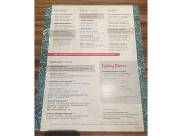 Ling & Louie's Asian Bar and Grill menu photo