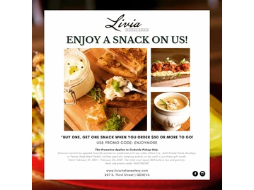 Livia Italian Eatery menu photo