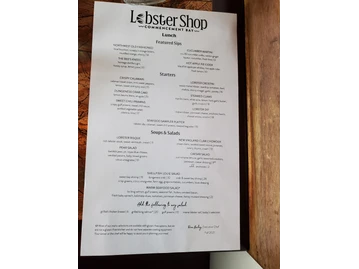 Lobster Shop menu photo