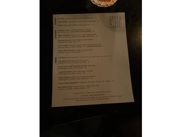 Local 11ten Food | Wine menu photo