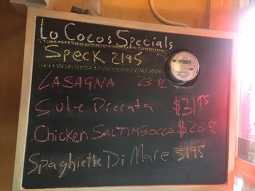 Lococo's Cucina Rustica menu photo