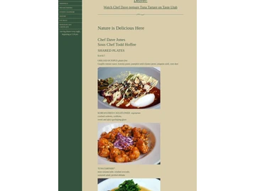 Log Haven menu photo