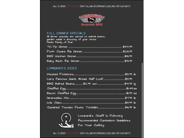 Lombardi's | Gourmet Deli & BBQ menu photo