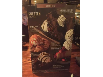 LongHorn Steakhouse menu photo