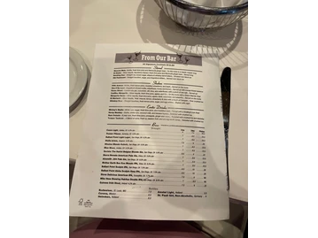 Lou & Mickey's menu photo