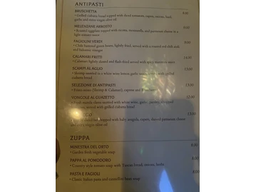 Luciana's Ristorante menu photo