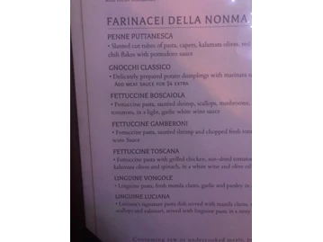 Luciana's Ristorante menu photo