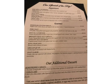 Luciano's Italian Restaurant menu photo
