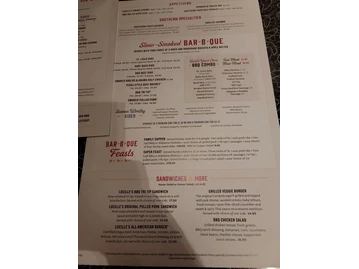 Lucille's Smokehouse Bar-B-Que menu photo